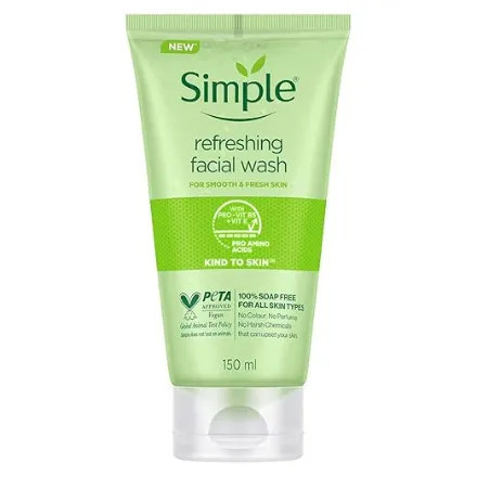 simple face wash
