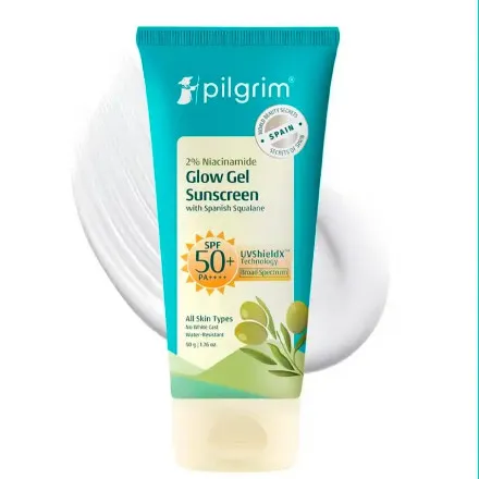 Glow gel suncreen